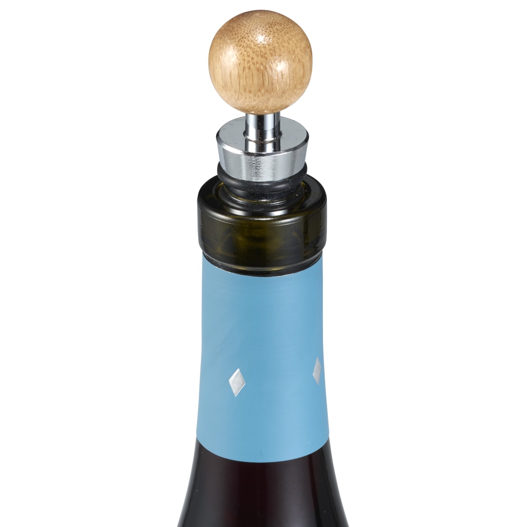4 Piece Bamboo Wine Gift Set 8