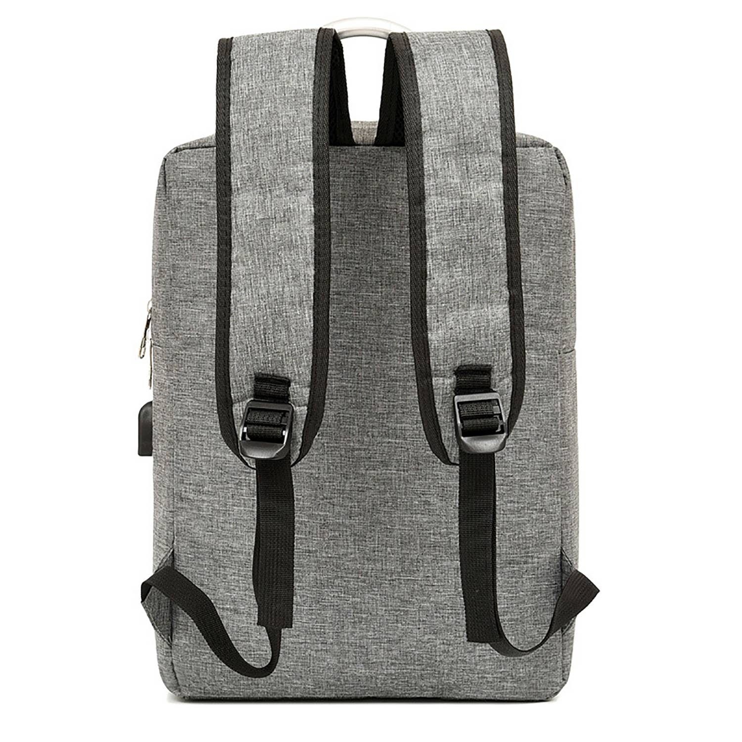 Mens Business Laptop Backpack w/ USB Charging Port 9