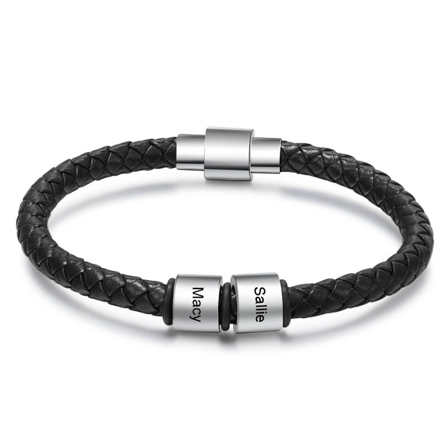 Leather rope bracelet 6