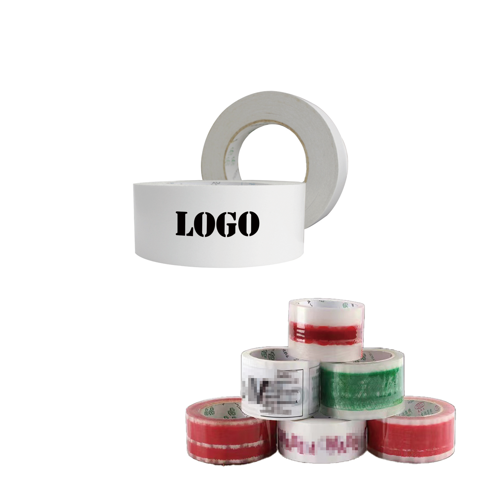 Adhesive BOPP Printed Tape for Carton Packing 2" W x 100 Yards 5