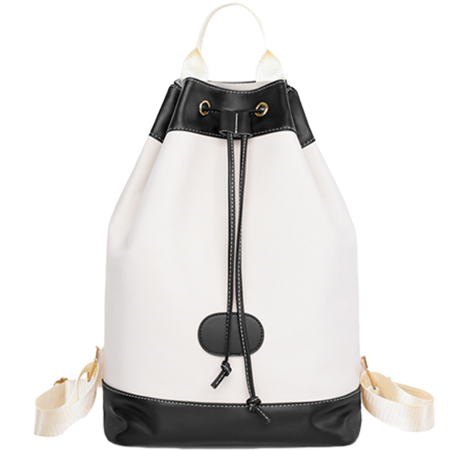 Waterproof Oxford Drawstring Backpack w/ Handle for Travel 3