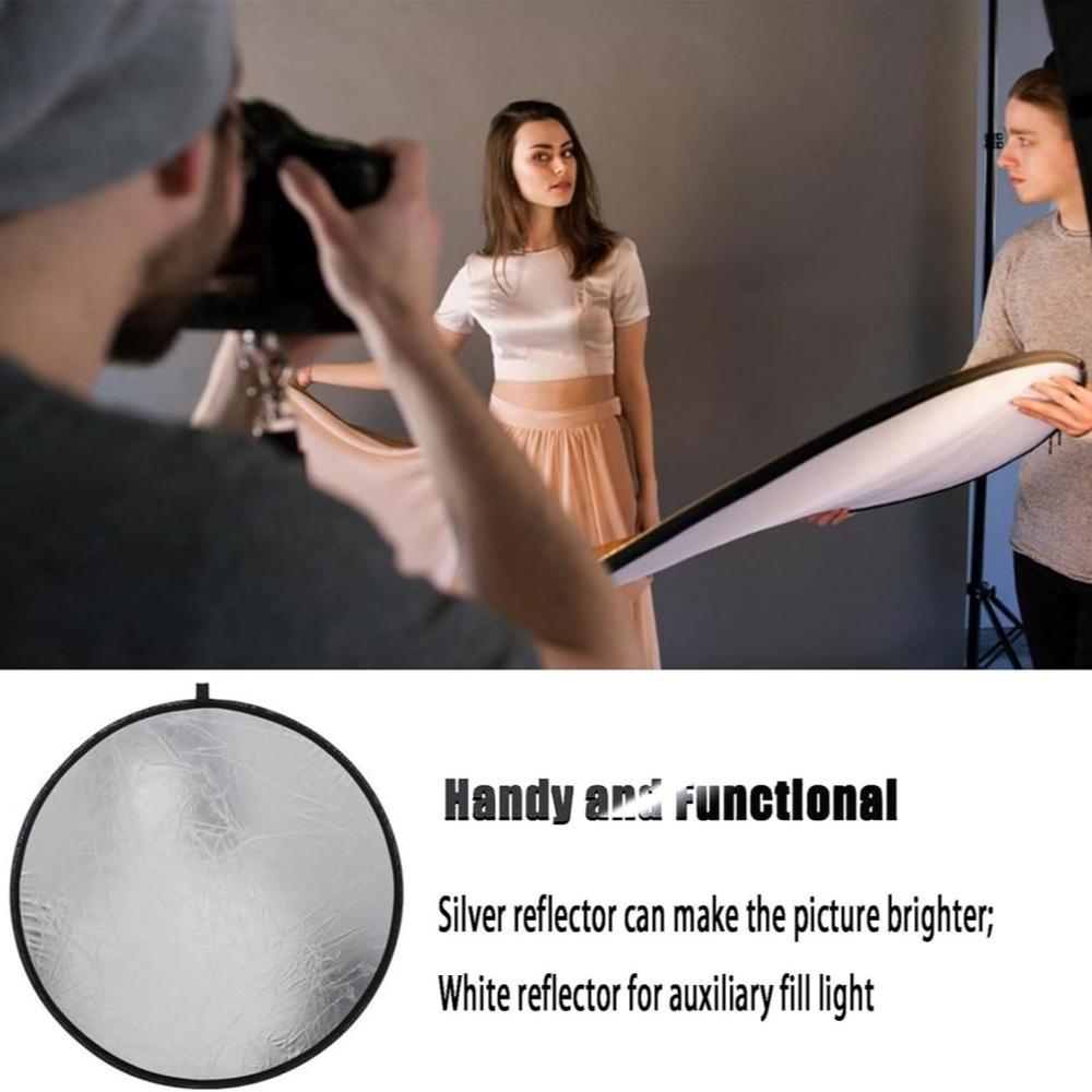 2 in 1 light reflector folding portable photographic equipment 5