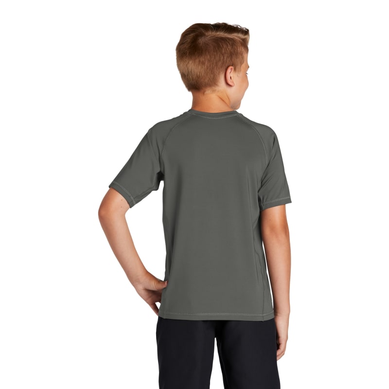 Sport-Tek Youth Rashguard Tee. 18