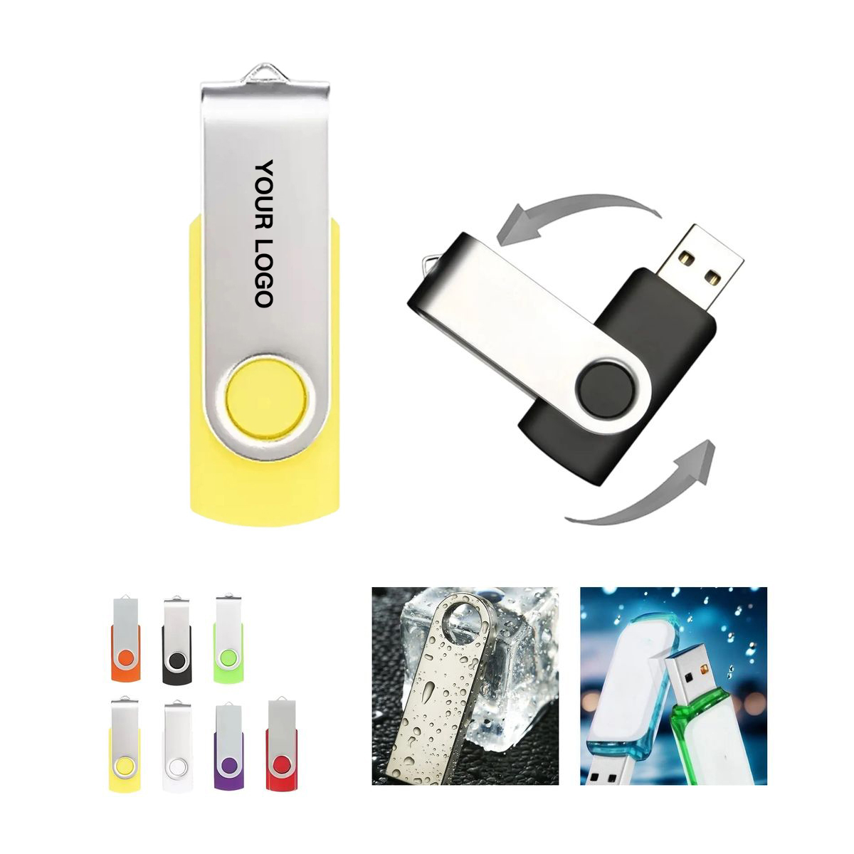 Durable Stainless USB Drive for Data Storage 2