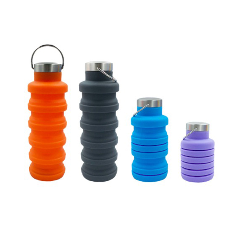 silicone steel cup with stain steel cover 2