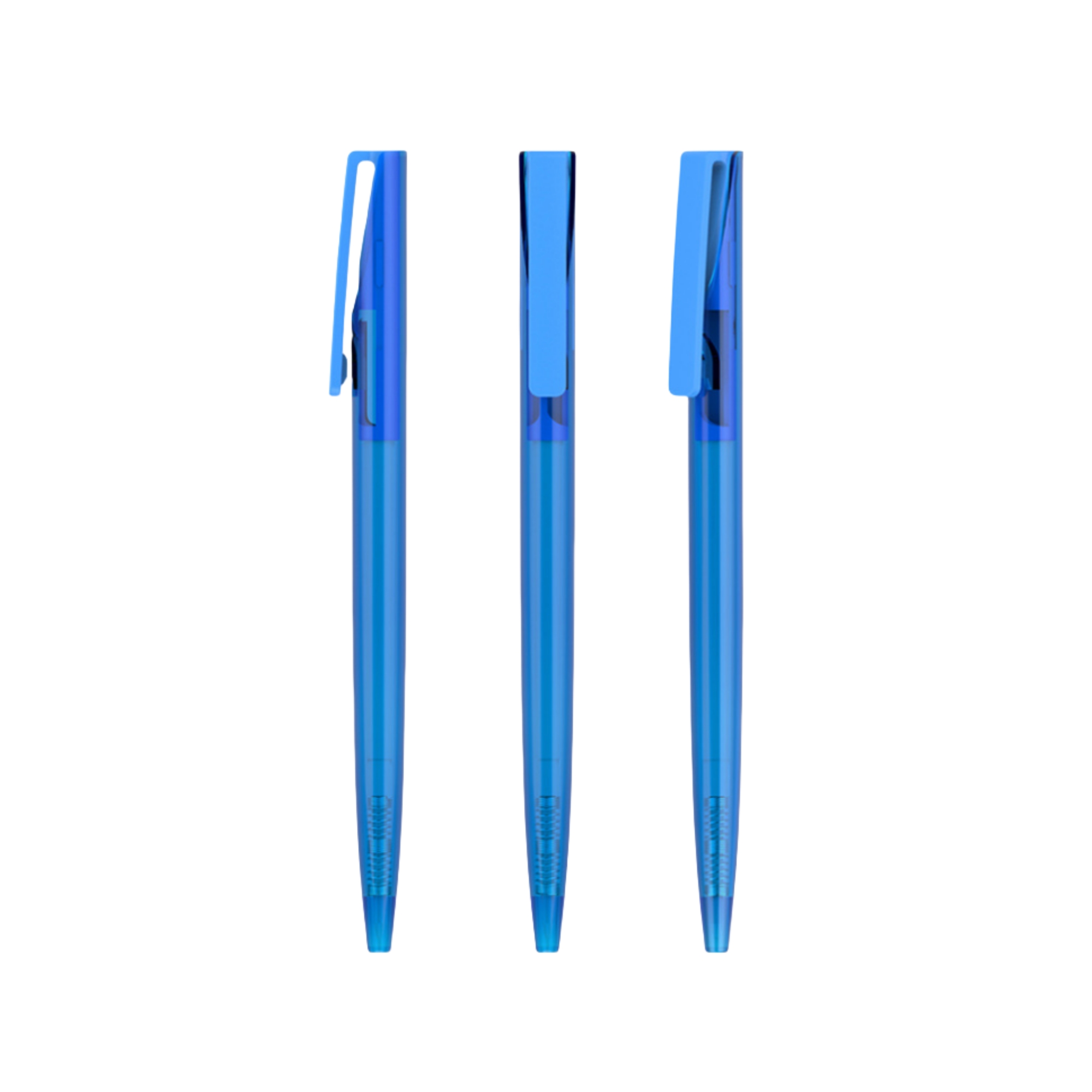 Colored Hybrid Ink Ballpoint Pens Comfortable Grip 4