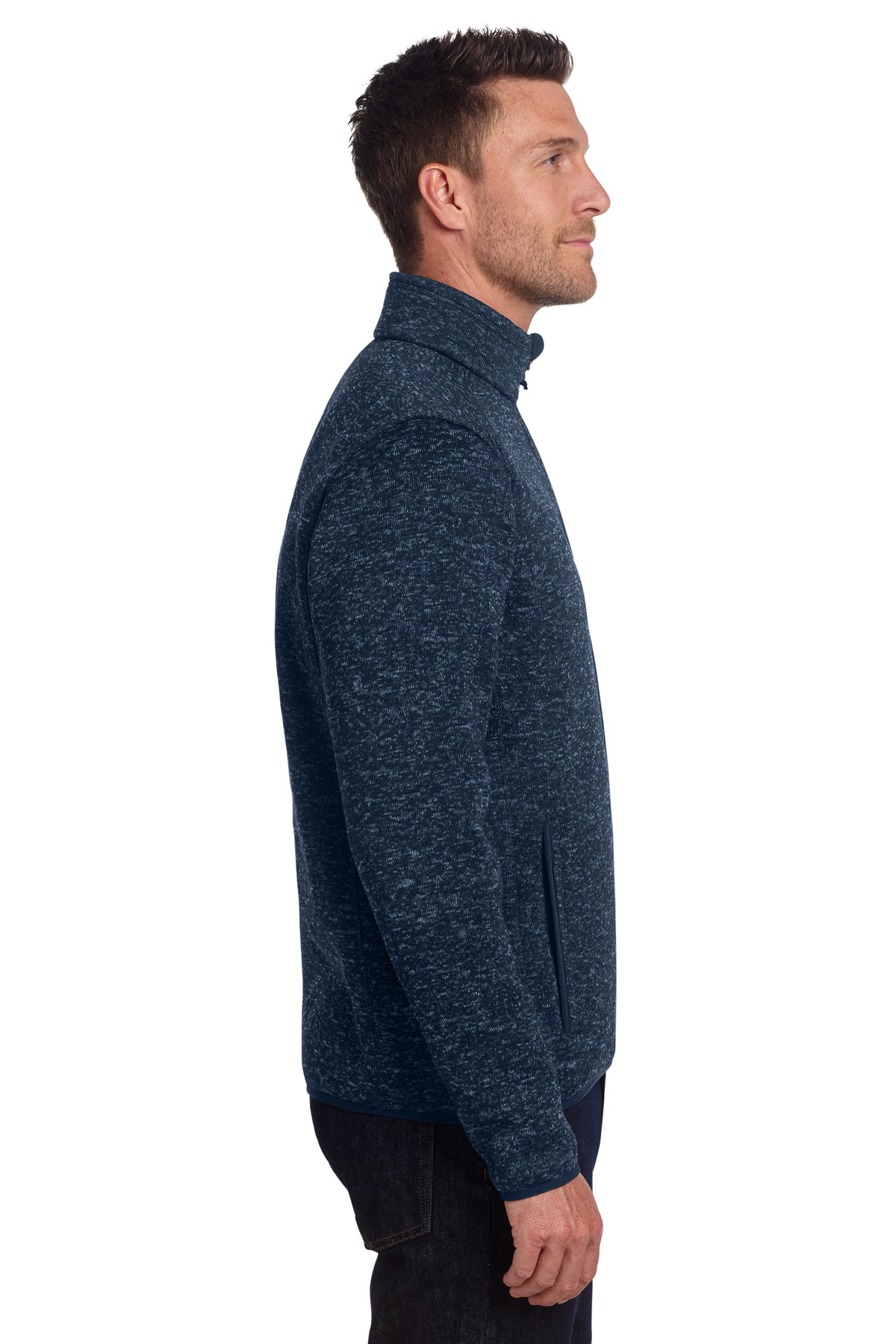 Port Authority Sweater Fleece Jacket. F232 2