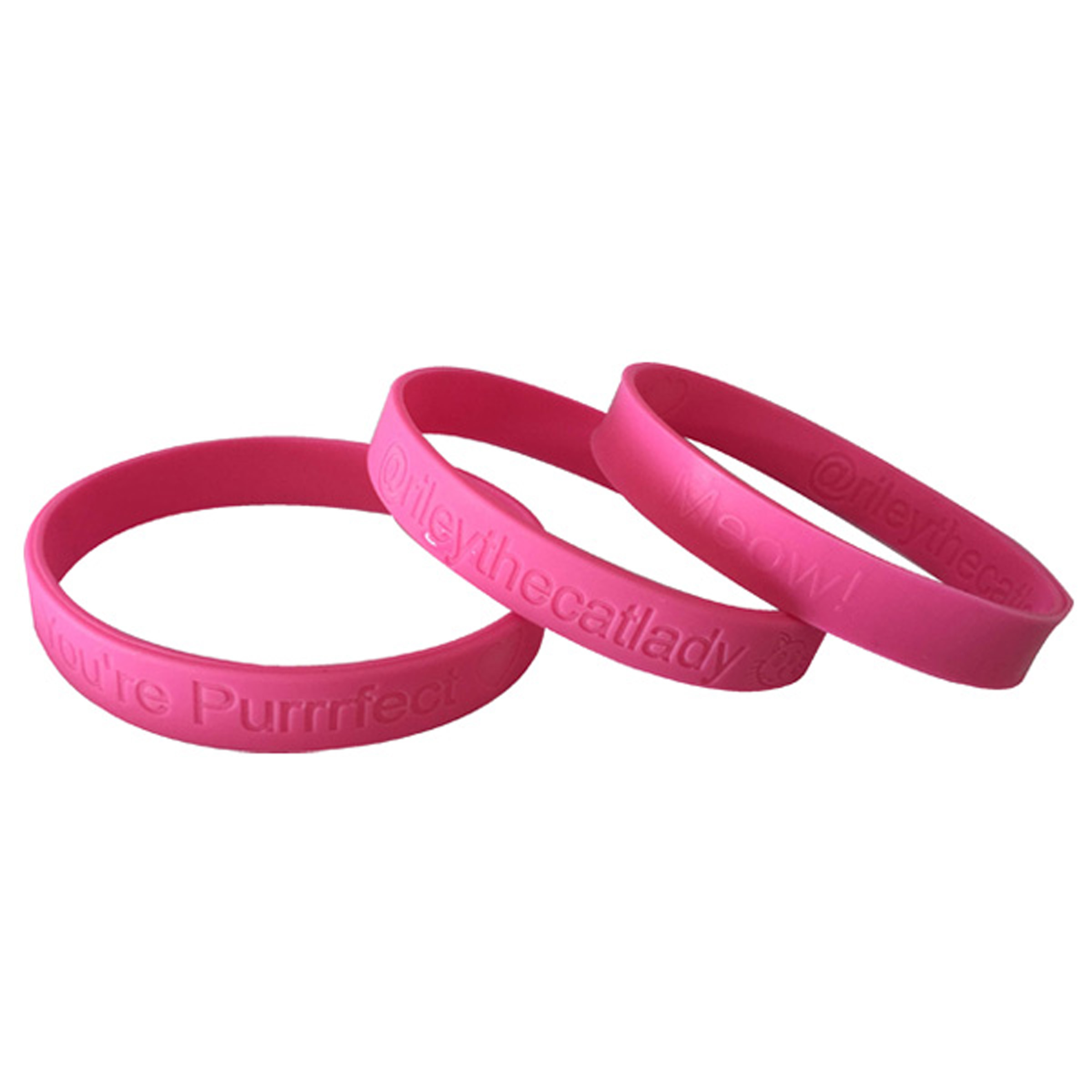 Debossed Silicone Wristband 13