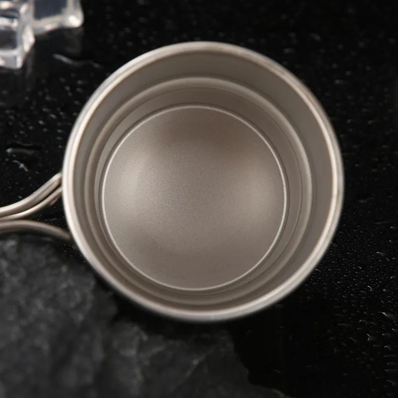 Collapsible Camping Cups - Stackable with Foldable Handle 4
