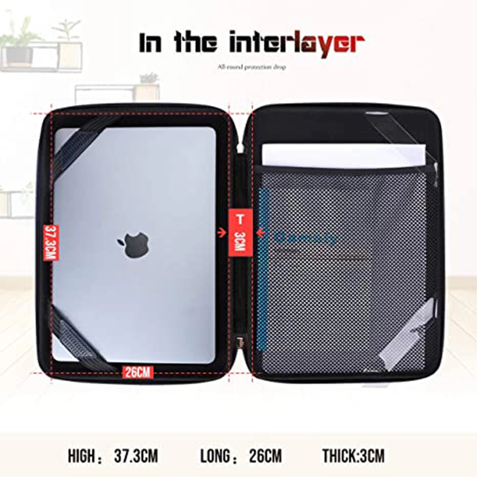 Waterproof Leather Laptop Sleeve Bag Case 5