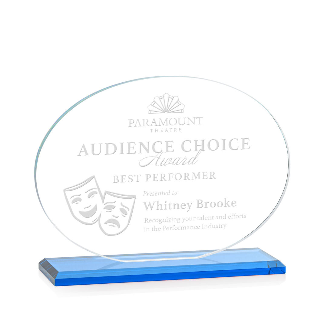 Austin Award (Horiz) - Sky Blue 3