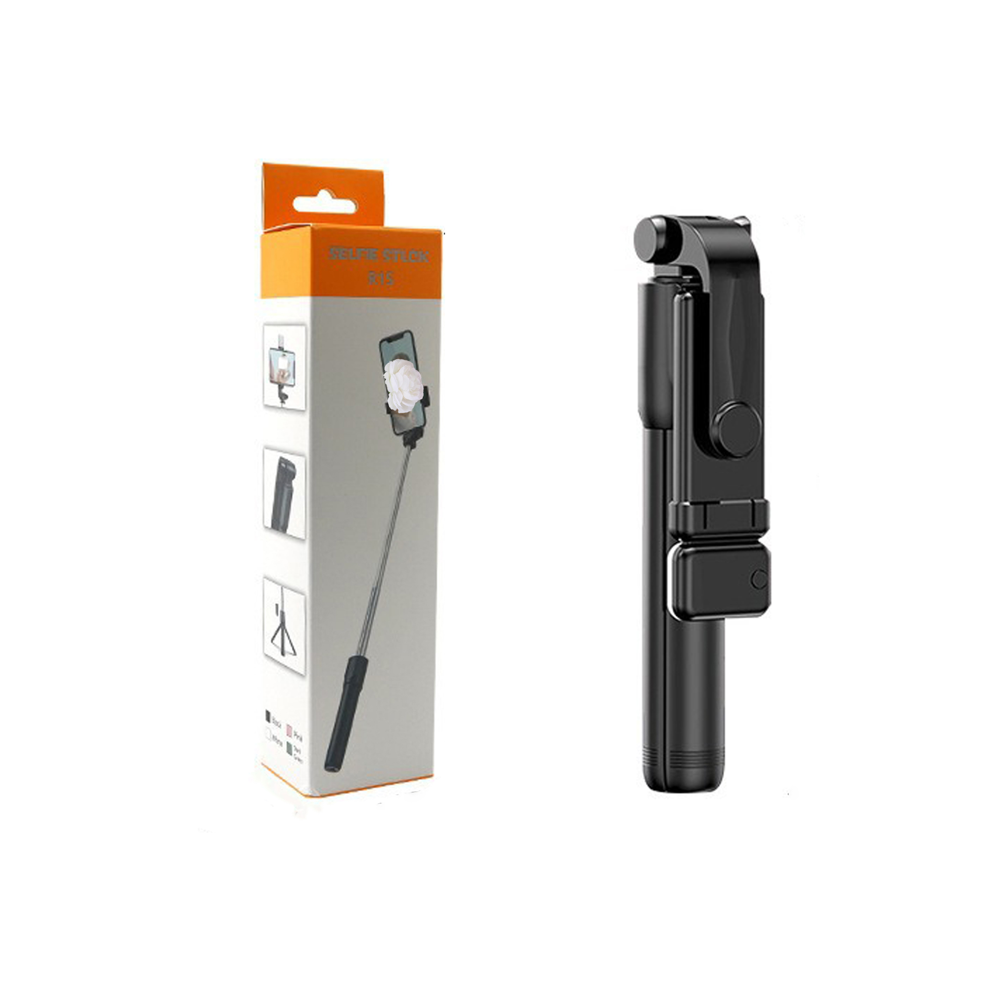 Portable Selfie Stick with Tripod & LED Light 5