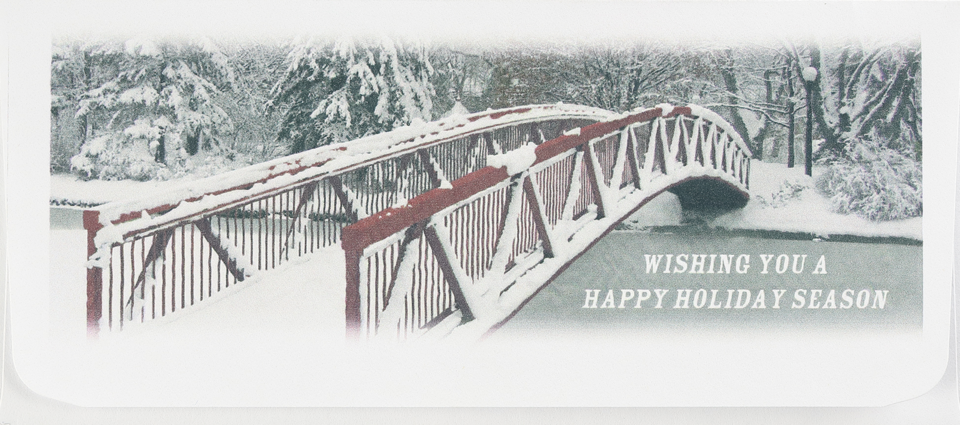 Red Bridge Currency Envelope (Bridge Over Water) 3