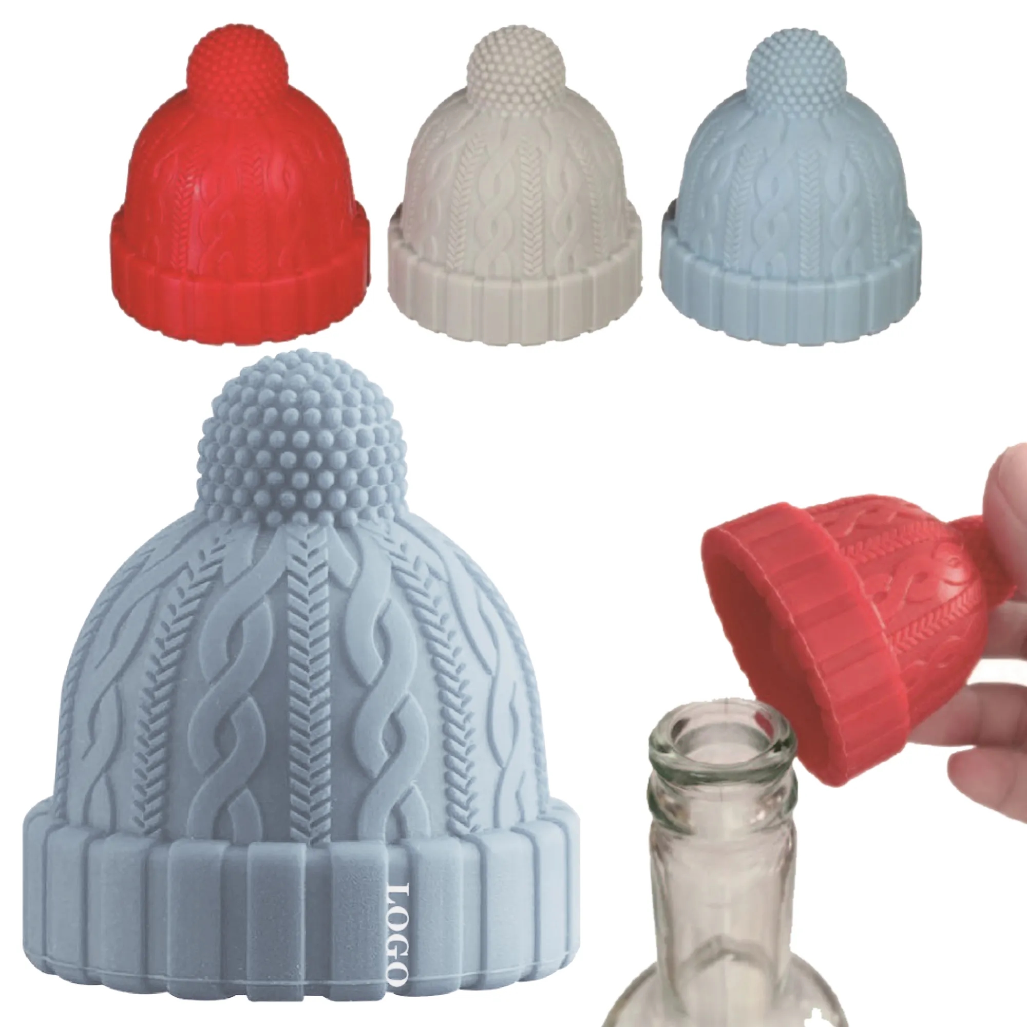 Cap Silicone Wine Bottle Stoppers 5