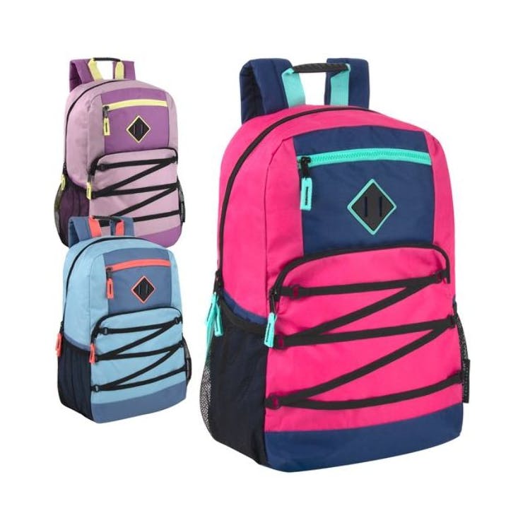 18.5" Bungee Backpacks - 3 Colors Laptop Section