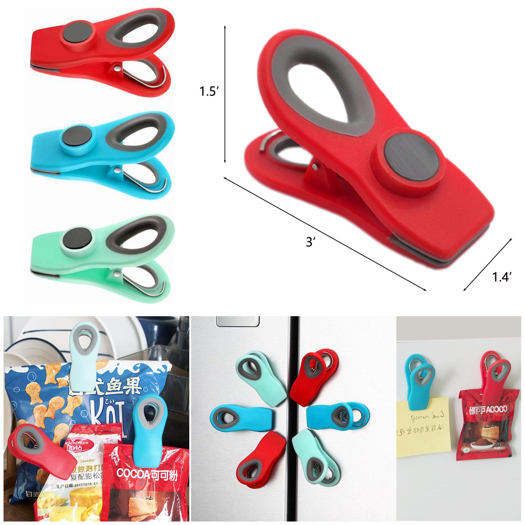 Magnetic Fridge Memo Holder 2