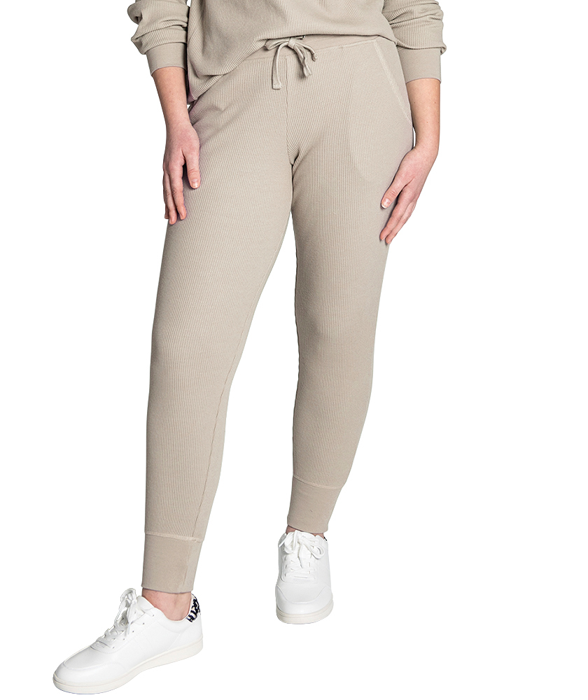 Women’s Lightweight Waffle Joggers 5