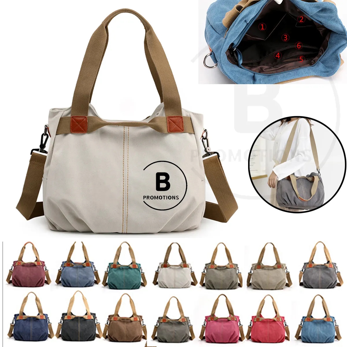 Canvas Shoulder Bags 1
