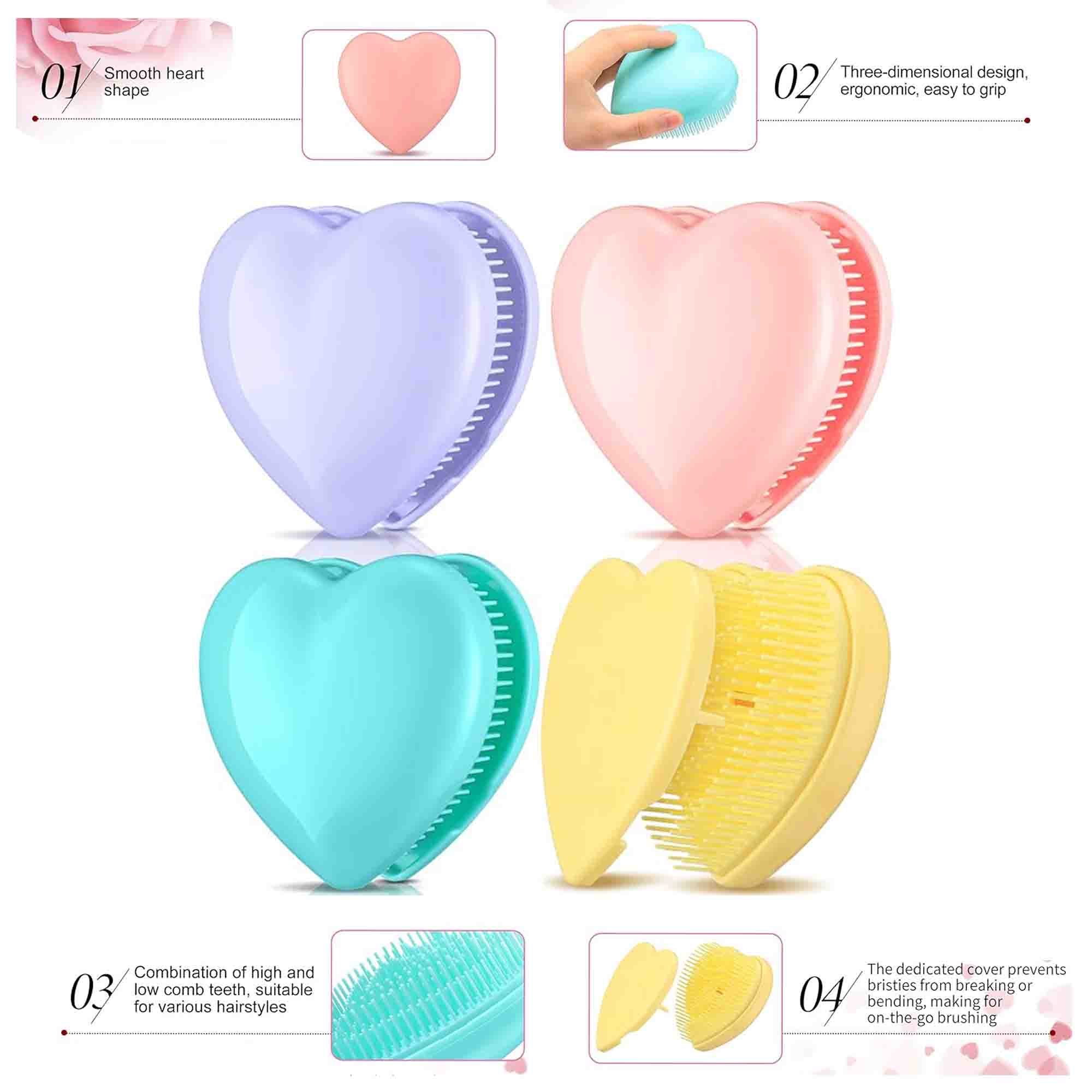 Scalp Massager Brush Soft Feel Hairbrush 2