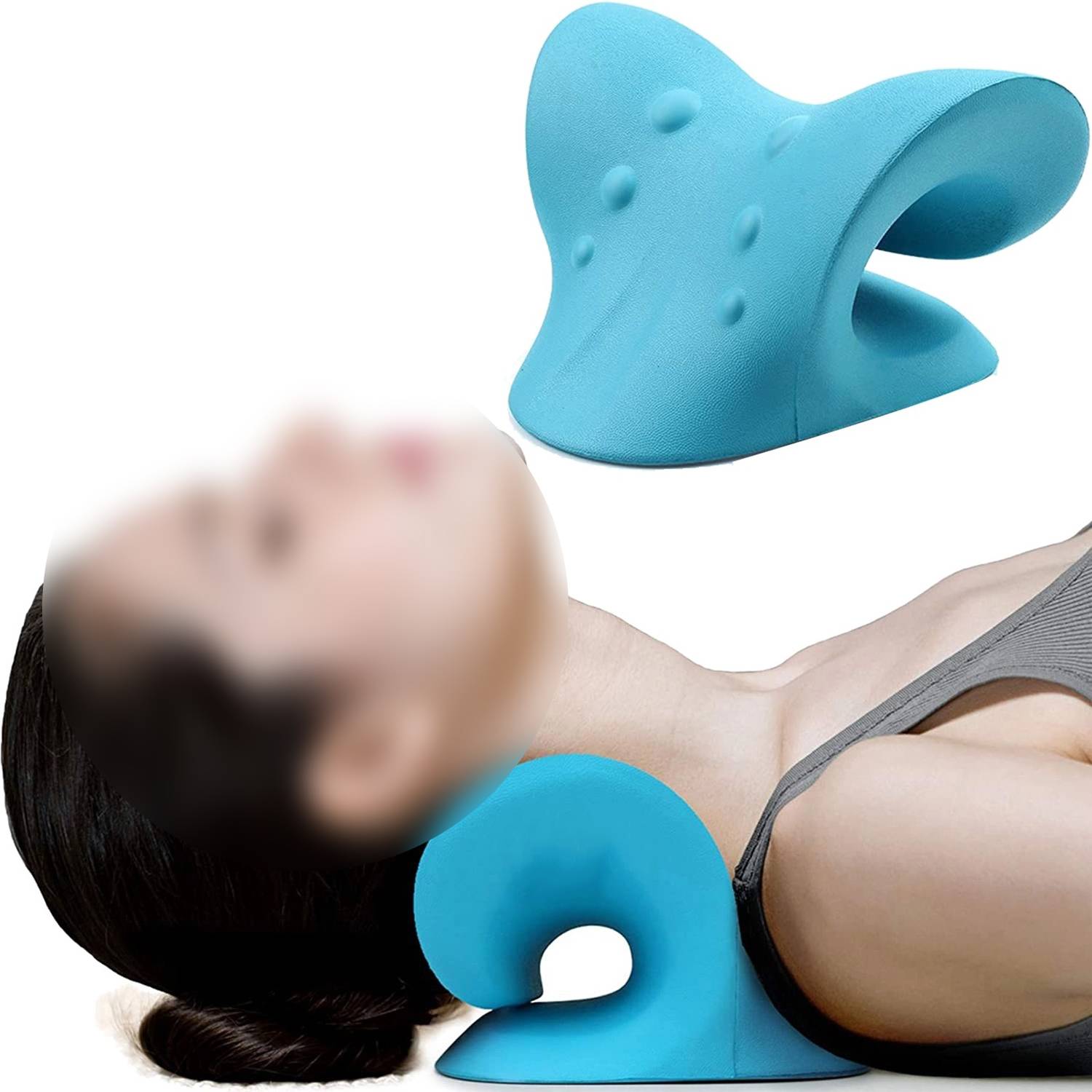 Ergonomic Neck Stretcher Pain Relief Pillow 9