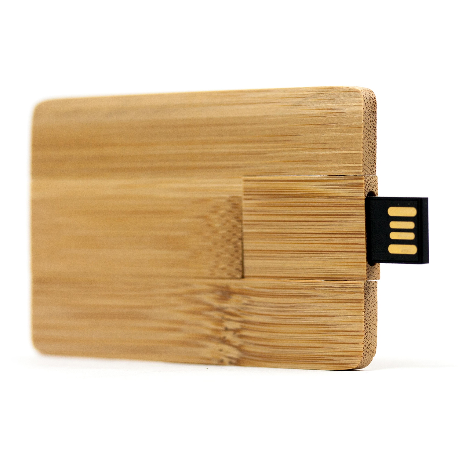 Wooden Credit Card USB Drive 2