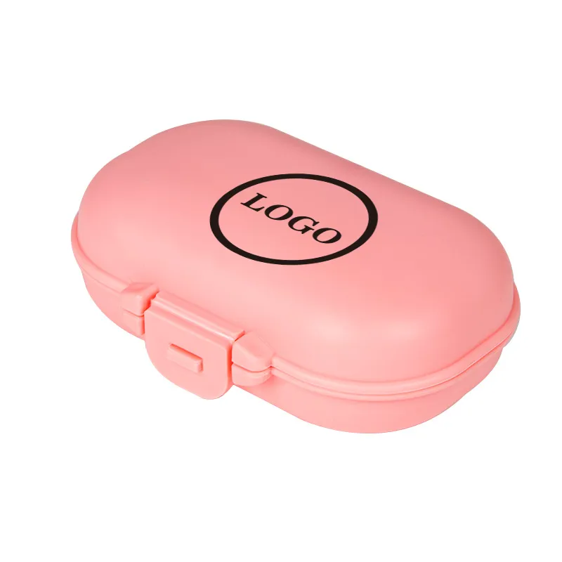 3.8"x2.6"x1.2" 4 Compartments Storage Pill Box 2