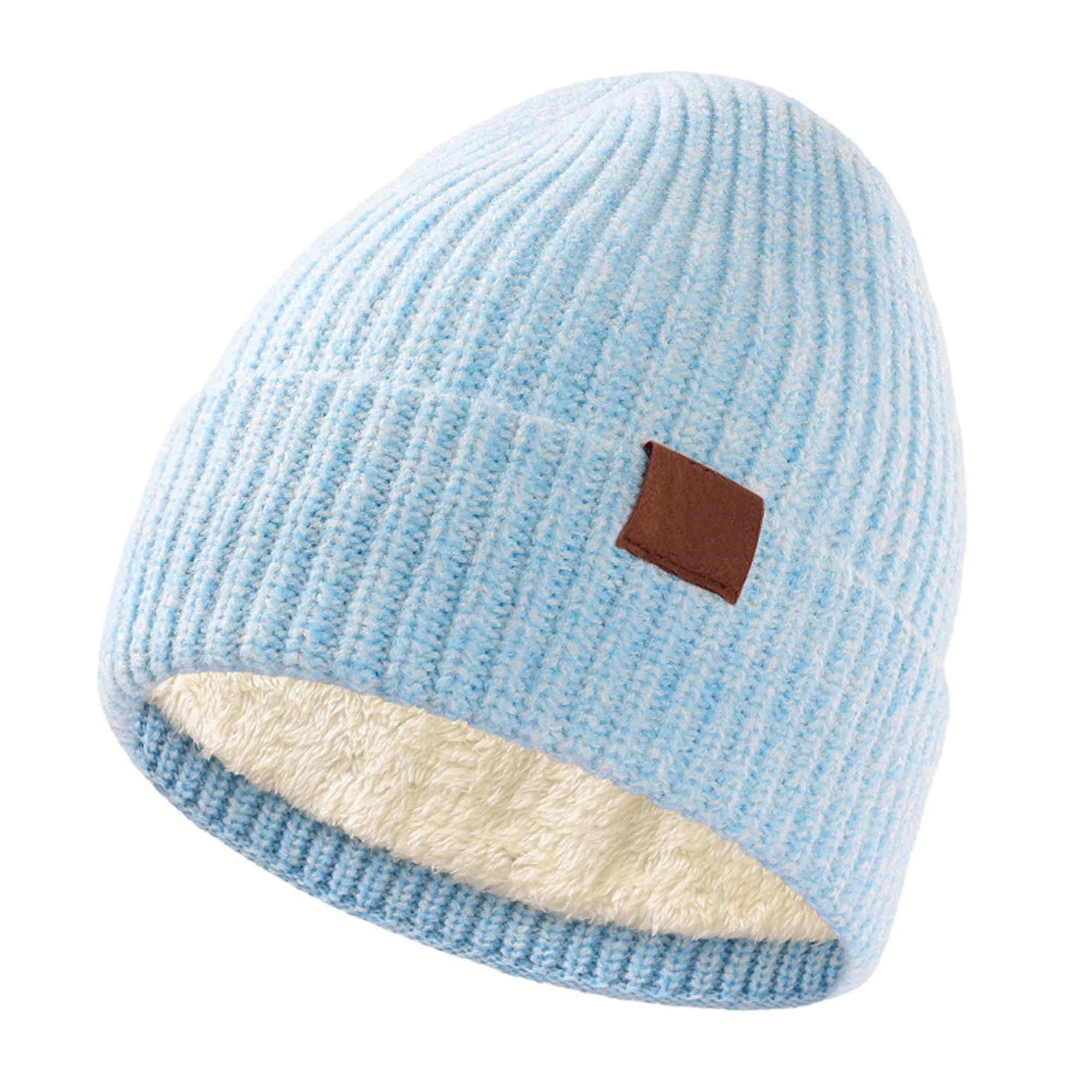 Winter Thick Knit Beanie Hats 9