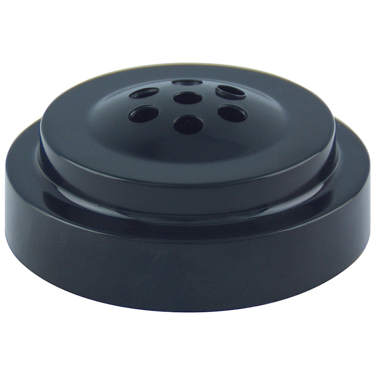 7 Hole Black Plastic Flag Base for 4" x 6" Stick Flags with 10" Staffs 2