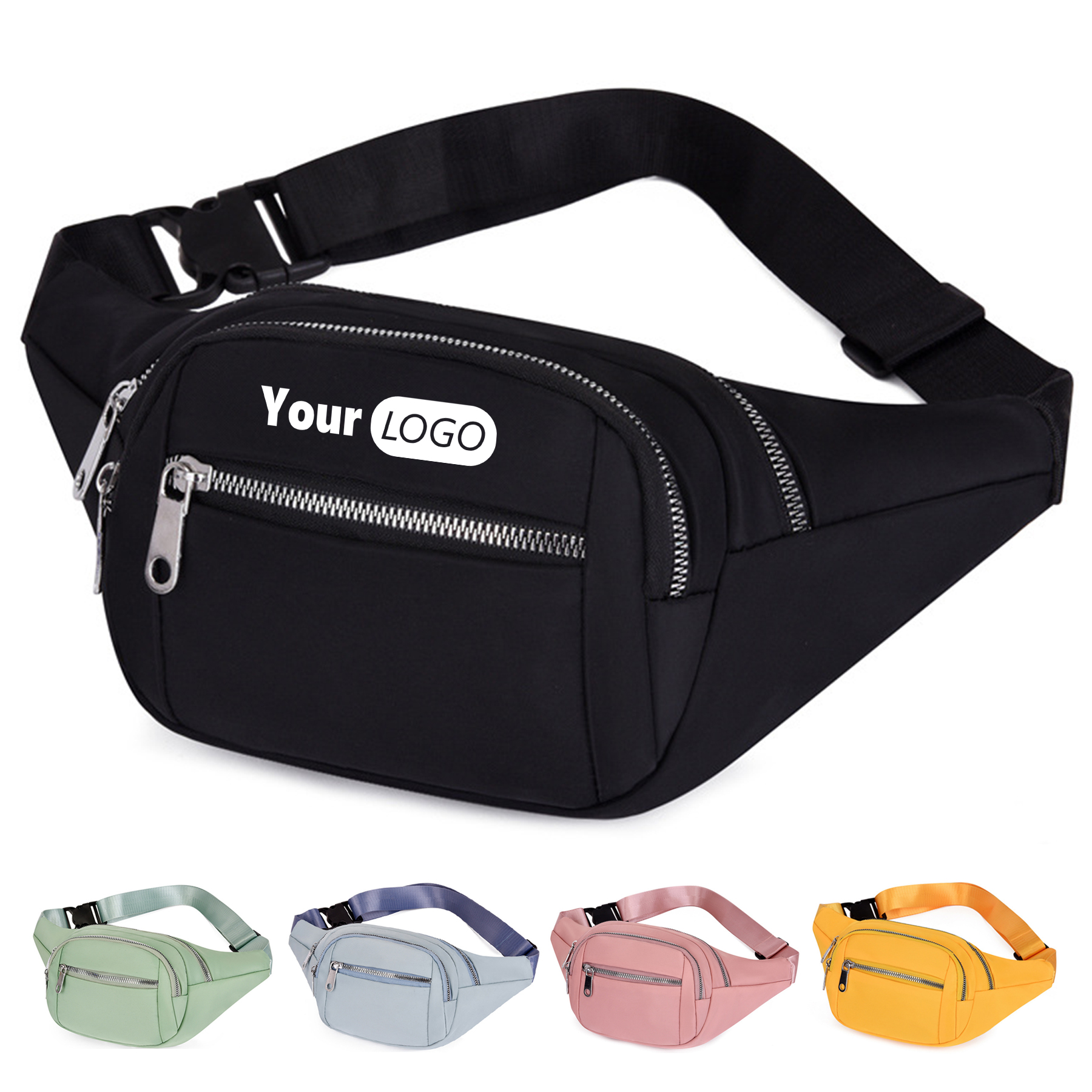 Oxford Large Fanny Pack Running Belt Waist Bag for trip 2