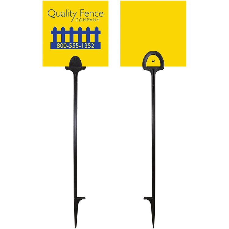 6" x 6" Value Marking Signs - Two Color Front & Solid Color Back 3