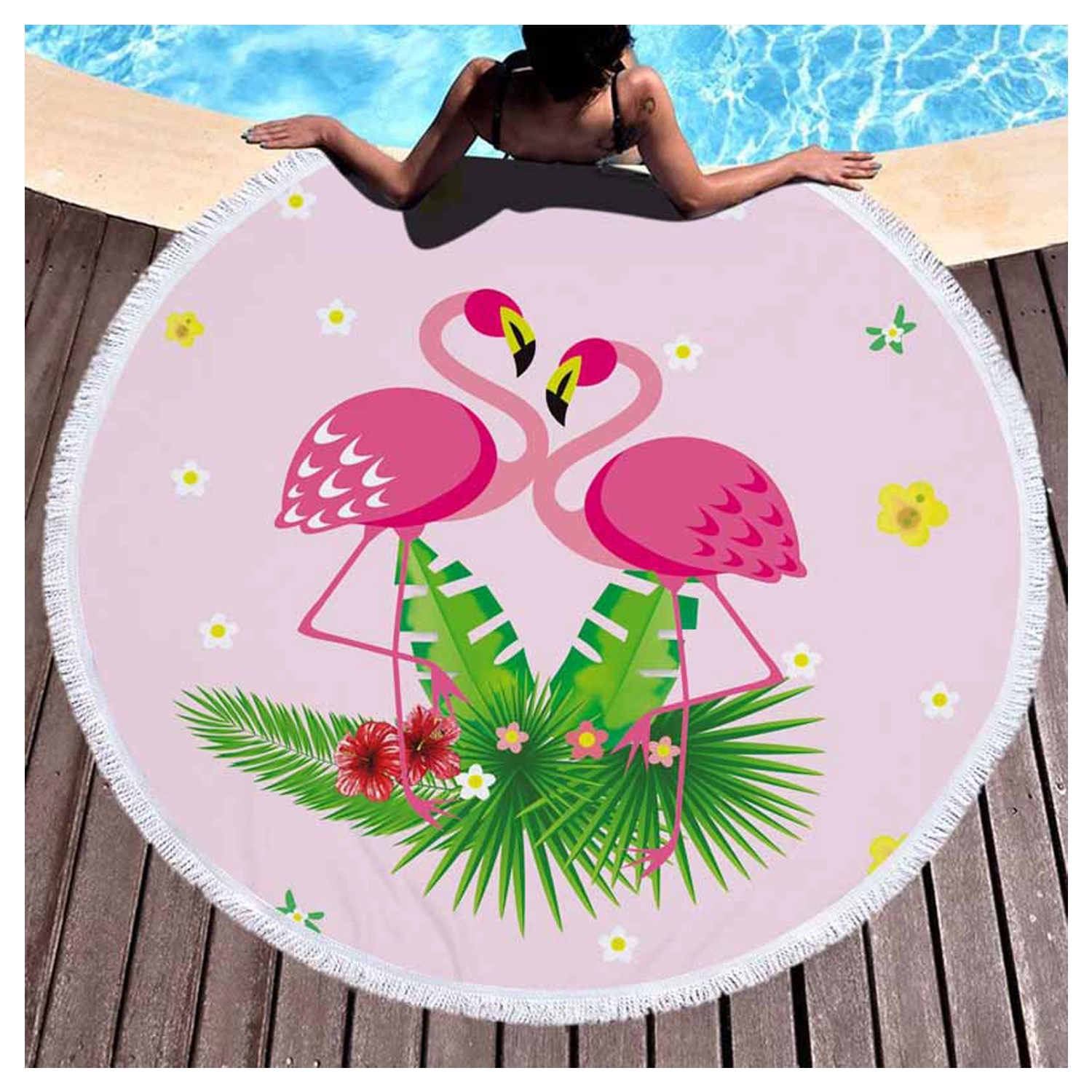 Custom Round Microfiber Sport Towel 3