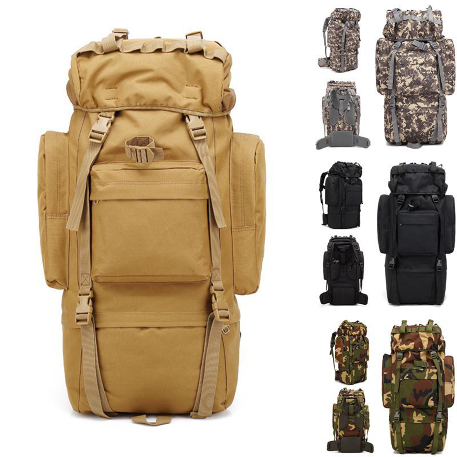 Military Large Tactical Rucksack molle Backpack 2