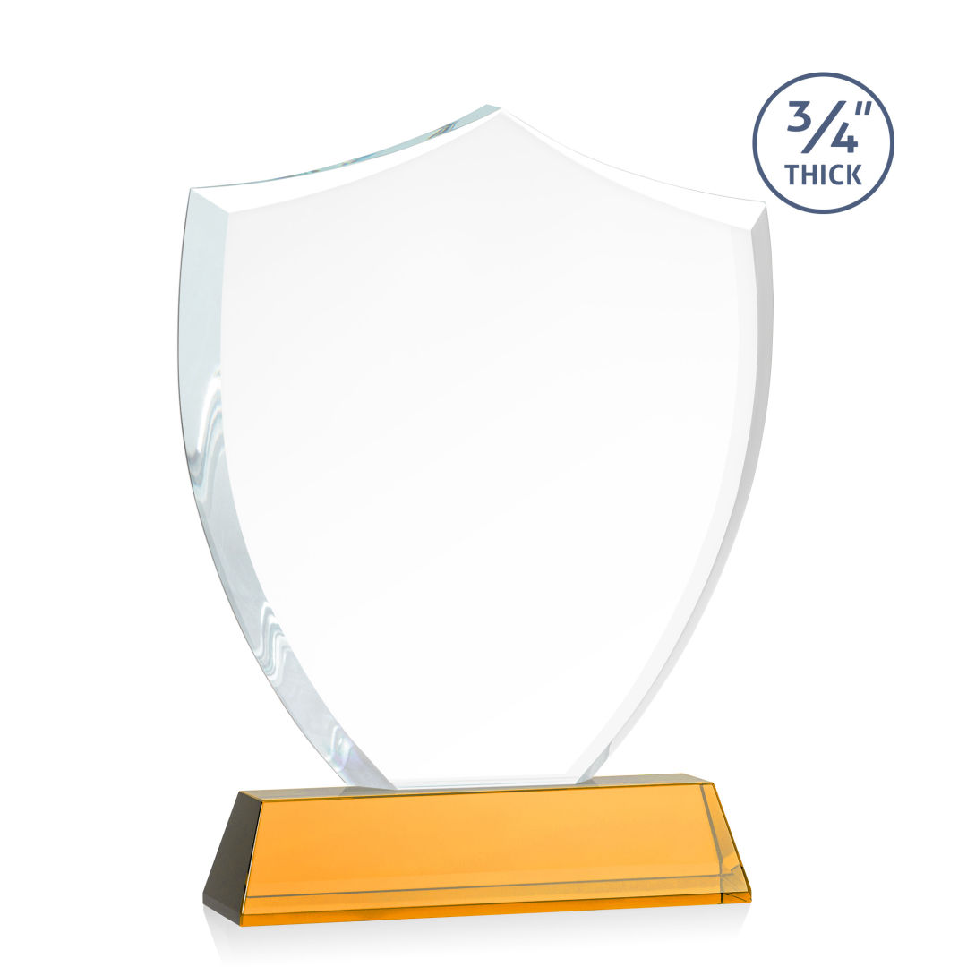 Scudo Shield VividPrint™ Award on Newhaven - Amber 2