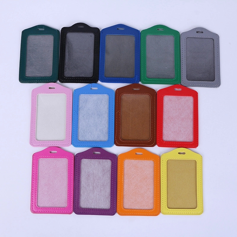 PU Leather ID Badge Holder 4