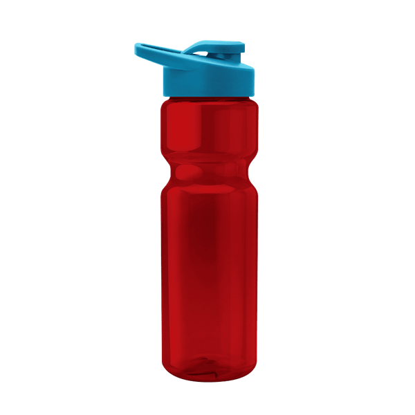 Blazer 28oz Transparent Bike Bottle w/Drink-thru Lid 458