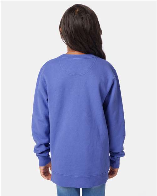 Youth Garment-Dyed Crewneck Sweatshirt - GDH475 27