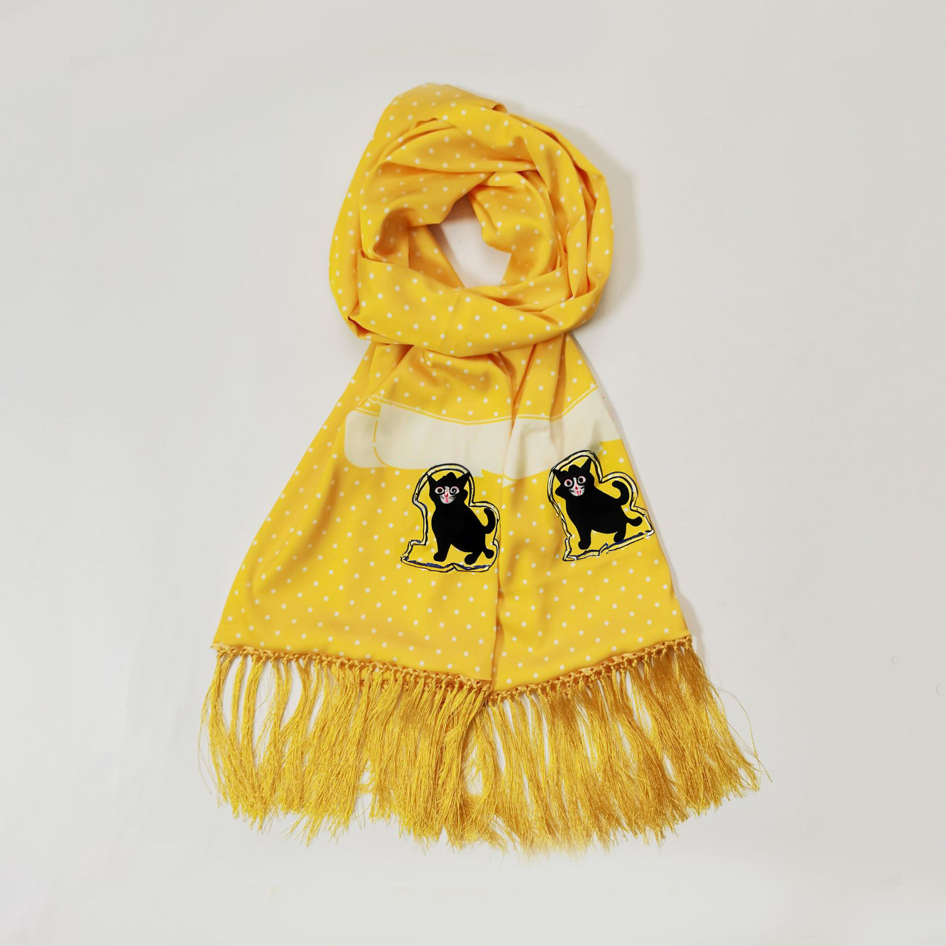 5FT Double-Layer Tassel Scarf For Woman 3