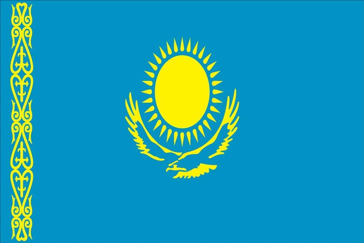 Kazakhstan Flag - 3' x 5' - Nylon 2