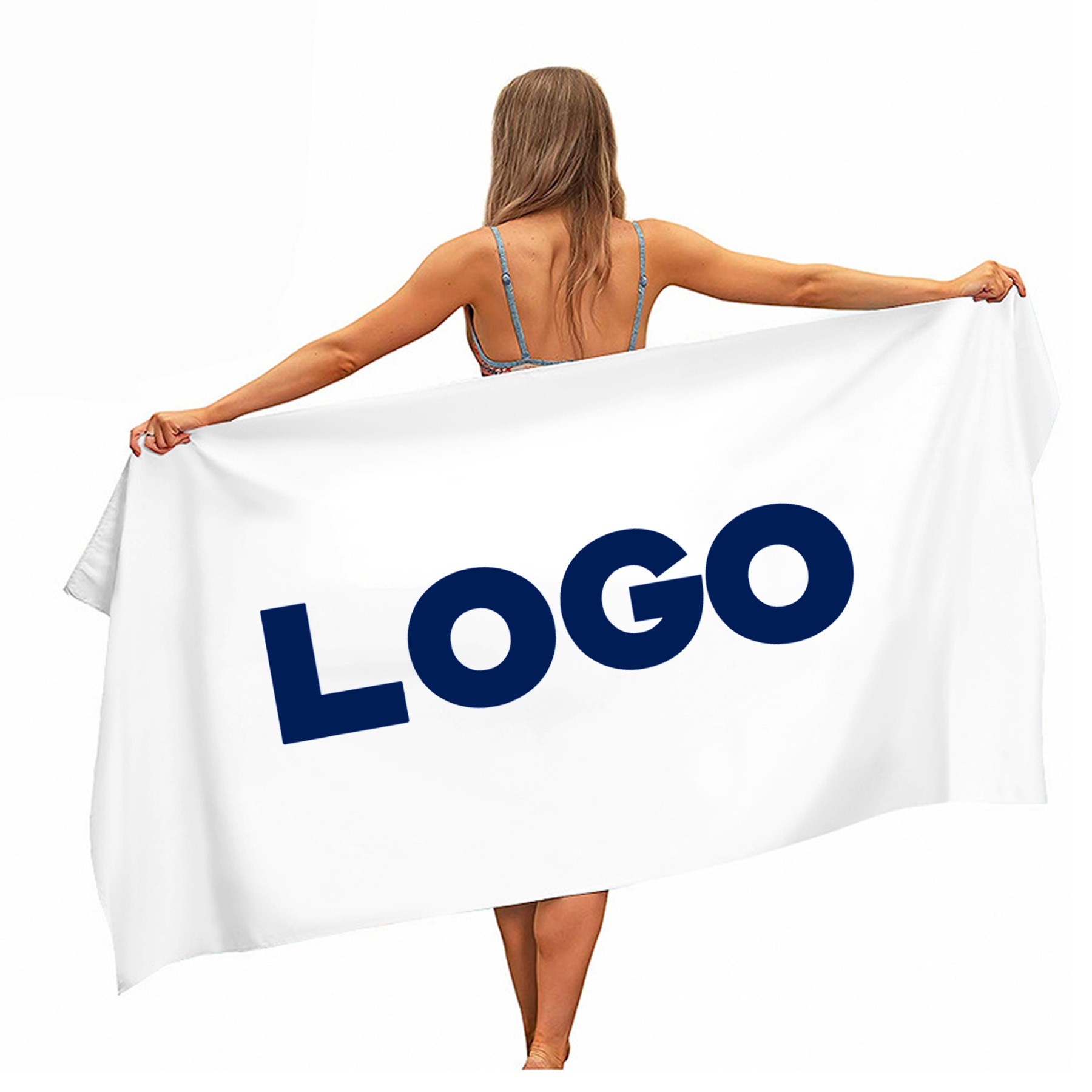 Terry Velour Cotton Beach Towels
