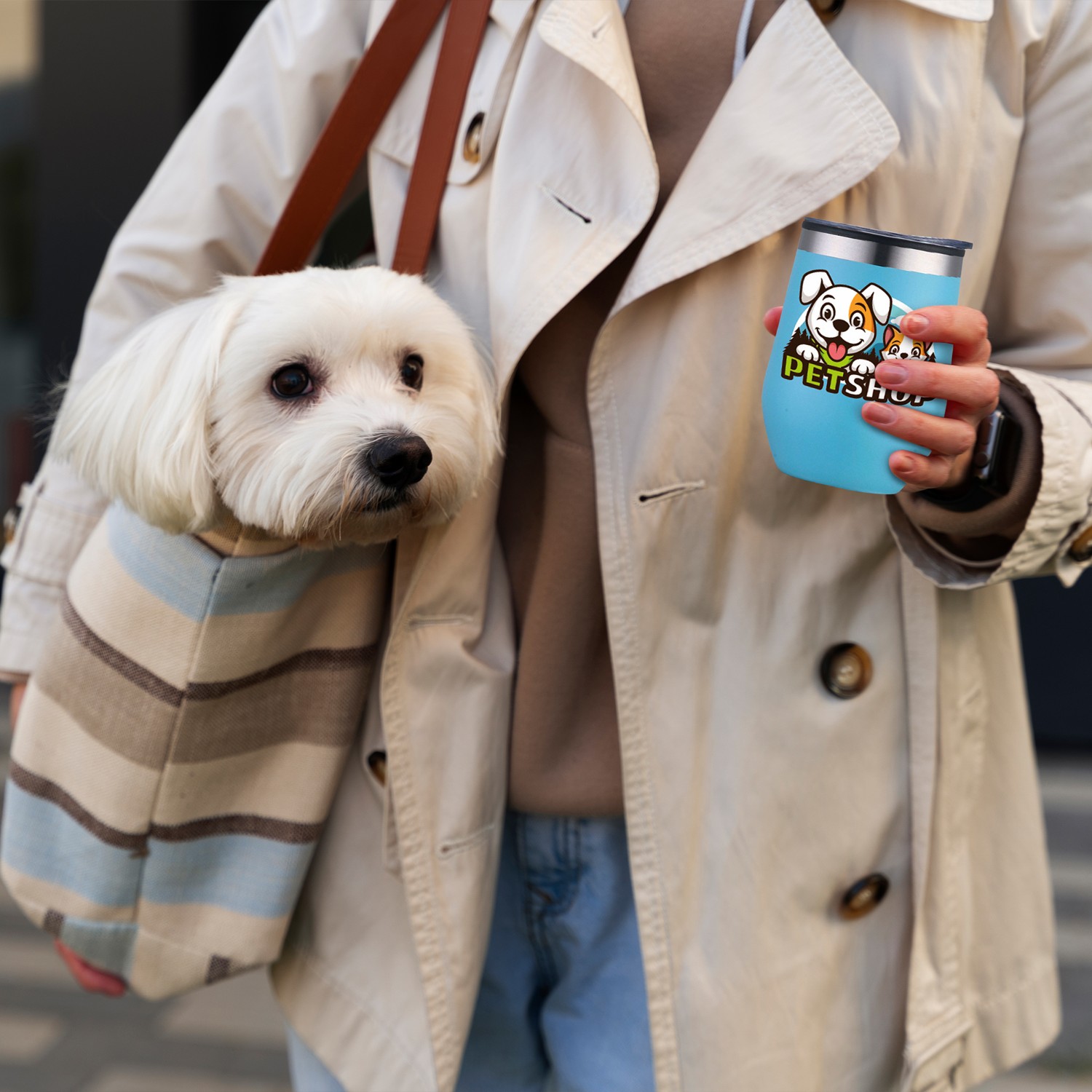 Little Sipper 12 oz Stainless Wine Tumbler 23