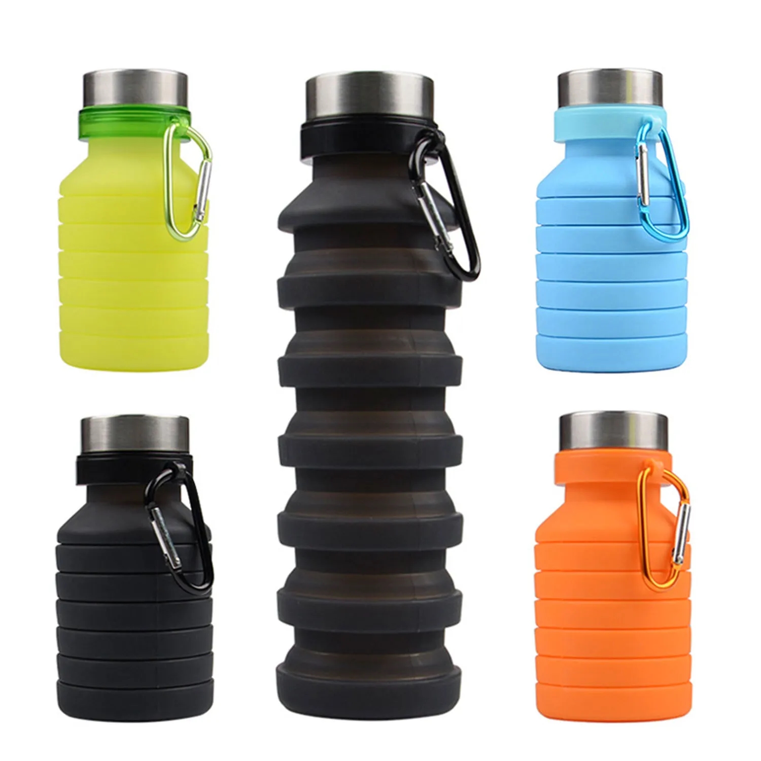 18.5oz. Collapsible Water Bottle 7