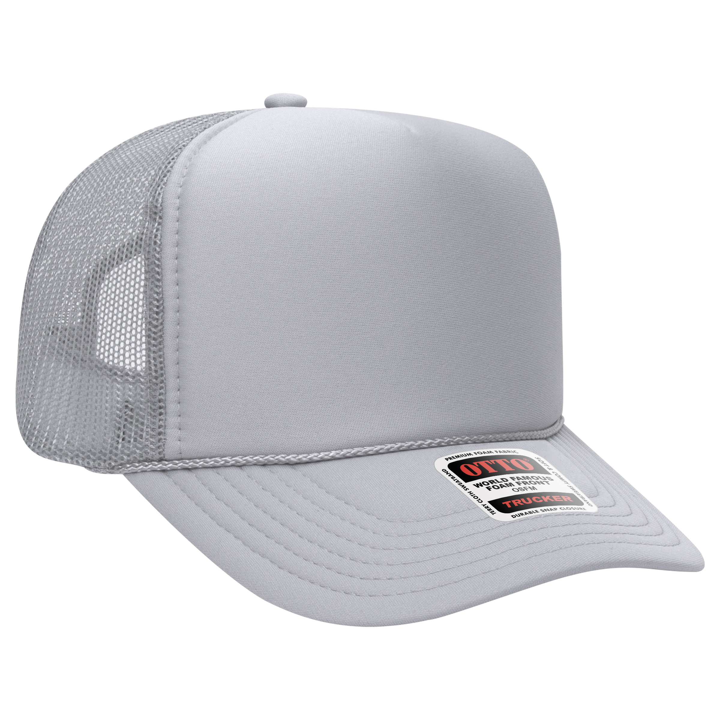 OTTO CAP® 5 Panel High Crown Mesh Back Trucker Hat 109