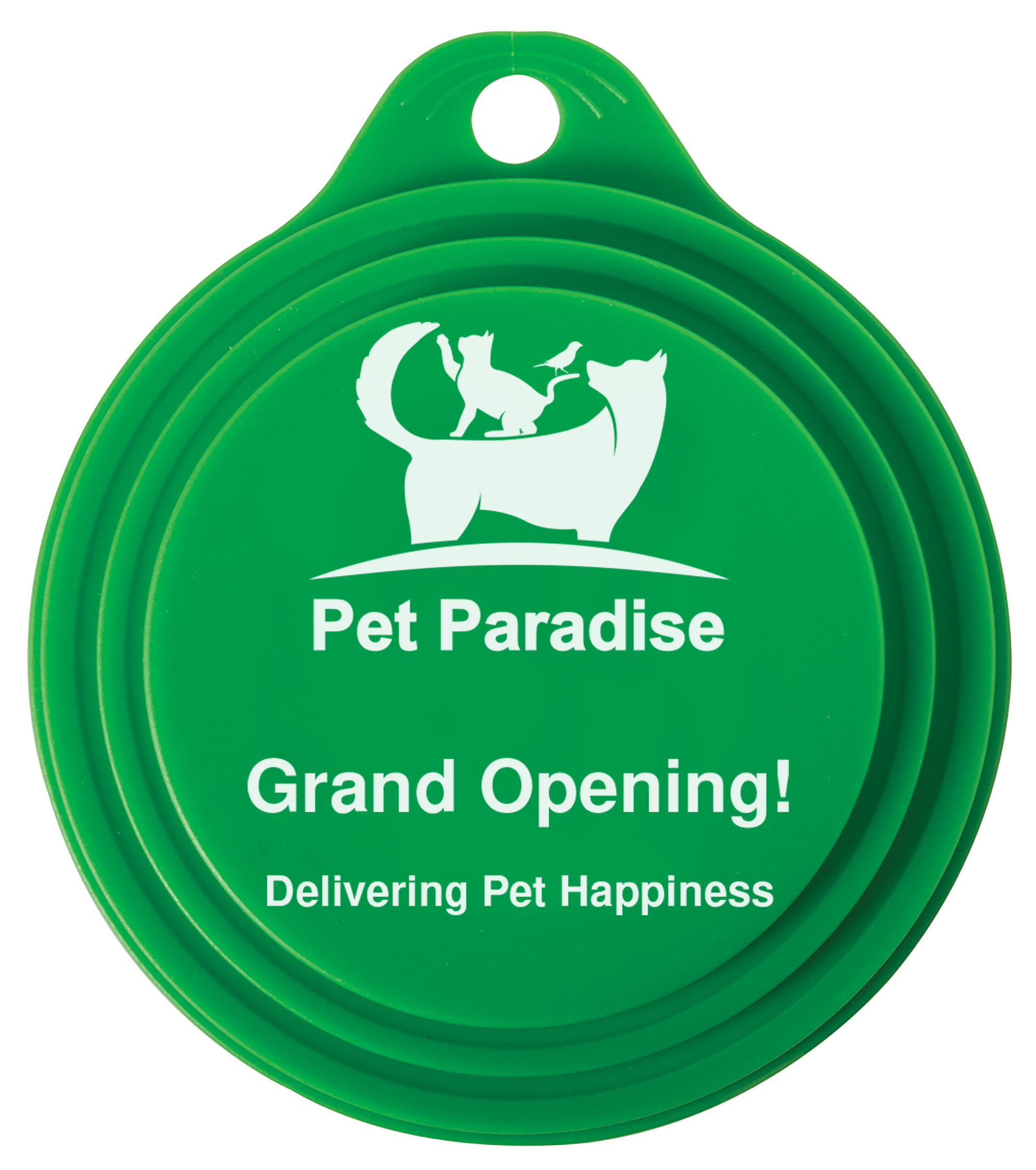 Green Pet Canned Food Lid (3.375" x 0.5")