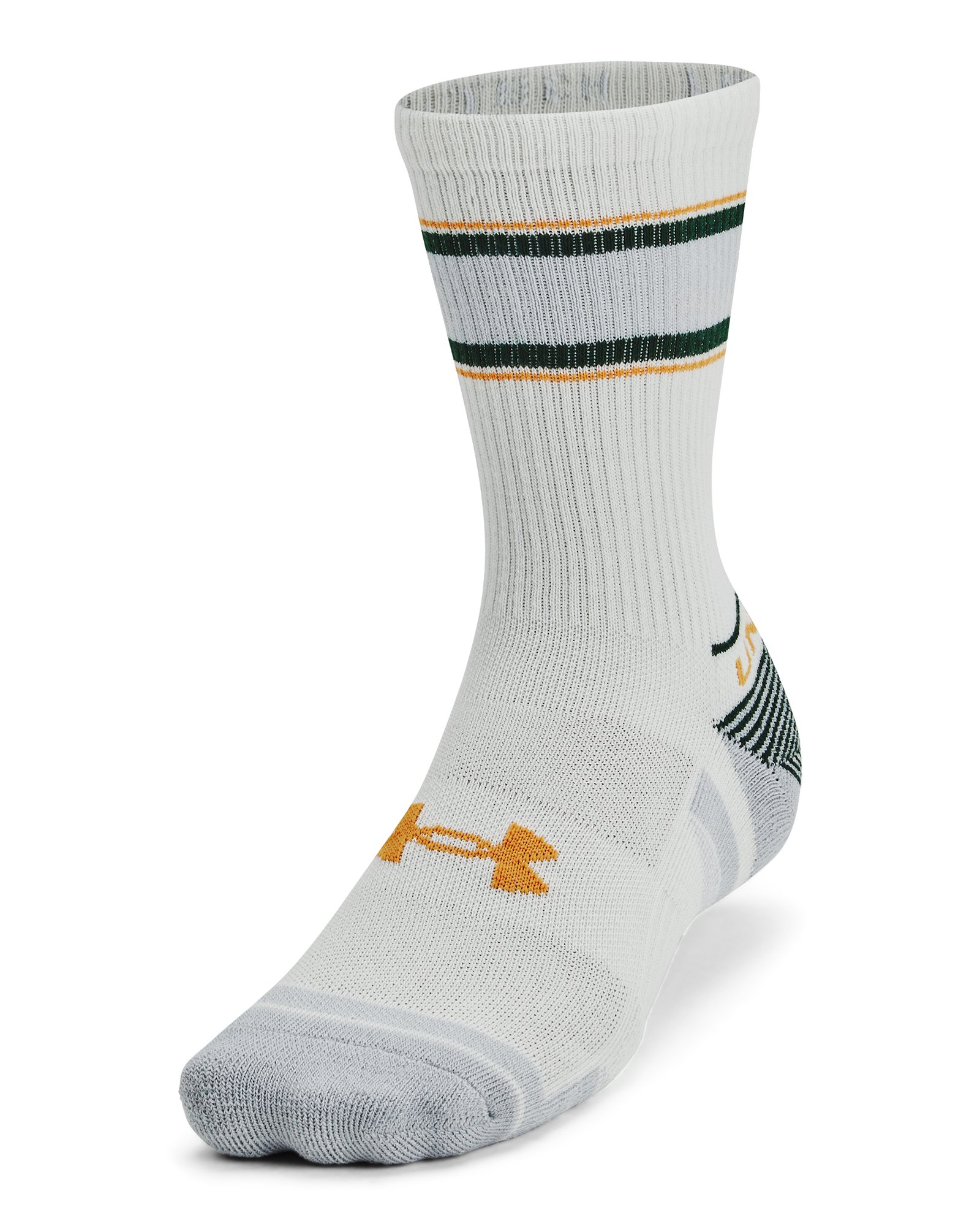 UA Performance Tech SlipSpeed Unisex 2-Pack Crew Socks 3