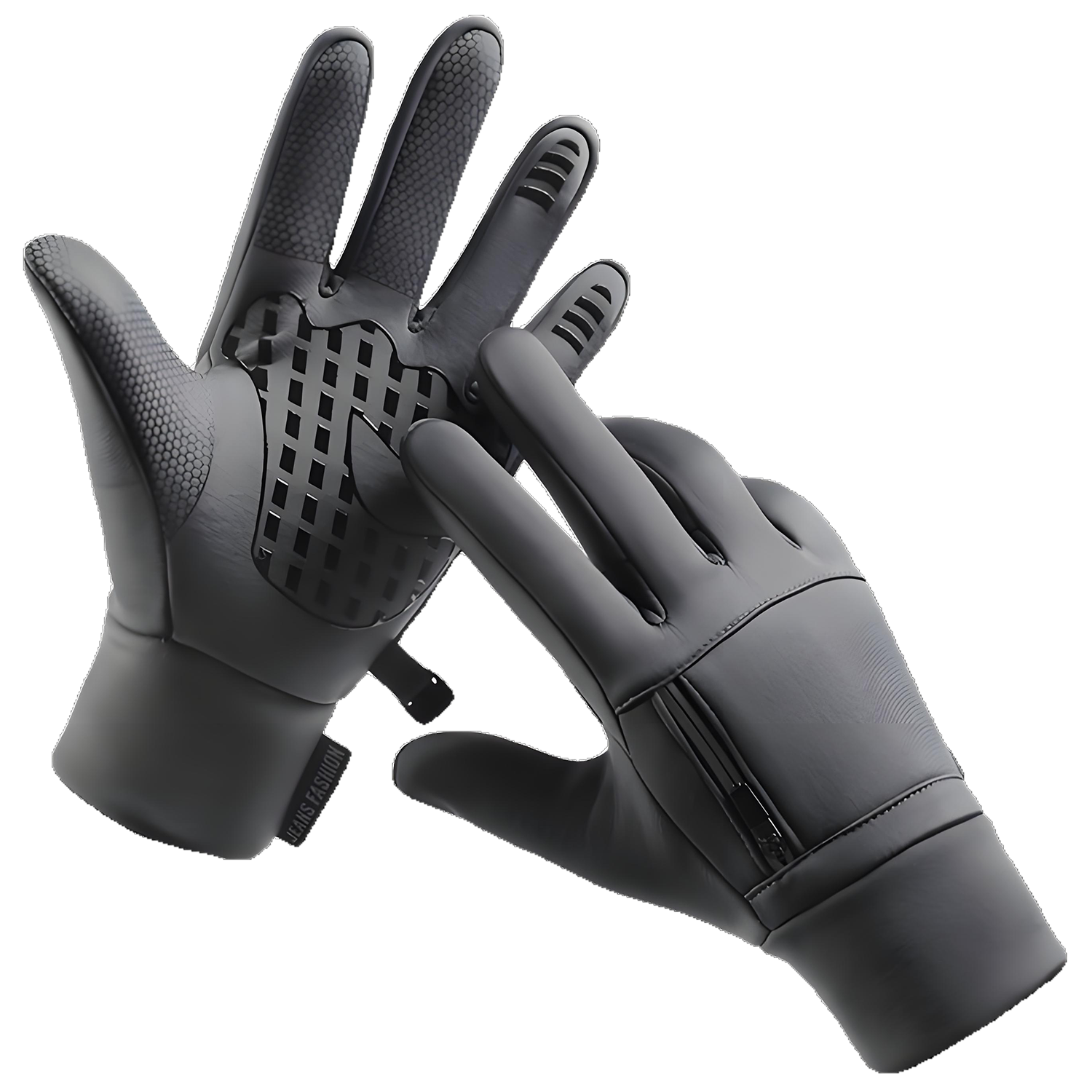 Outdoor Windproof and Waterproof with Fleece Warm Gloves 4