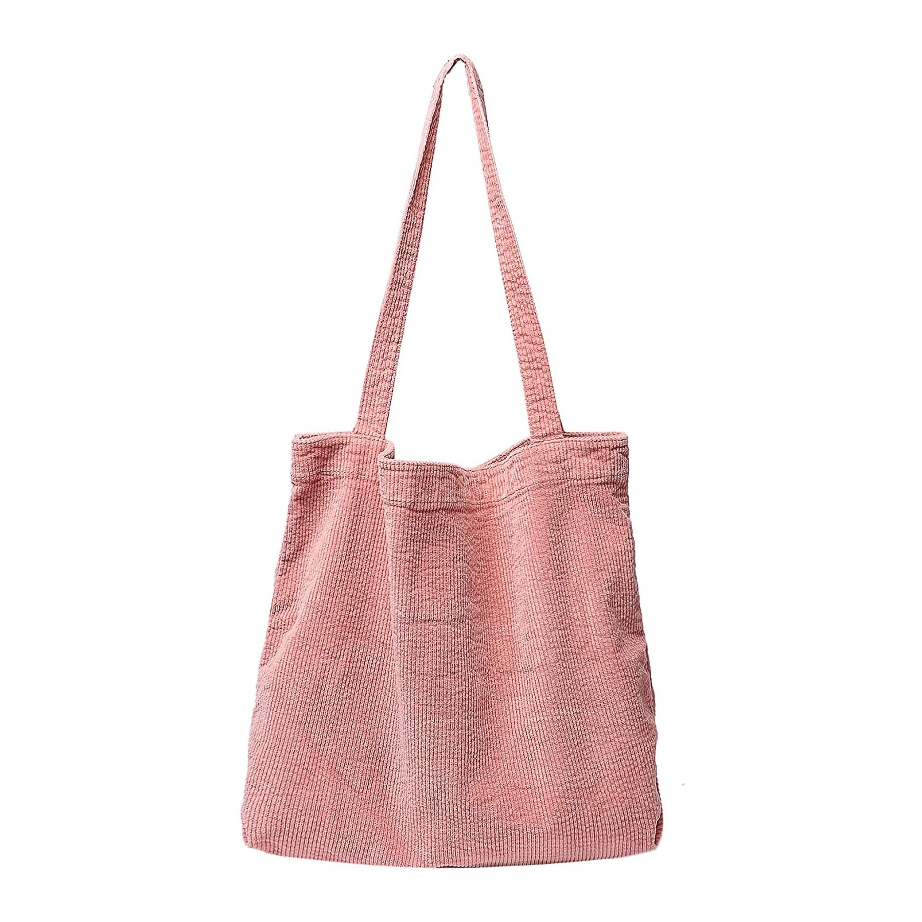Corduroy Shoulder Tote Bag 6