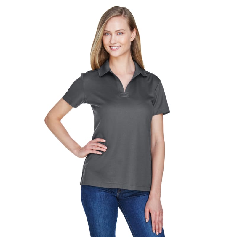 Devon & Jones CrownLux Performance™ Ladies' Plaited Polo 7