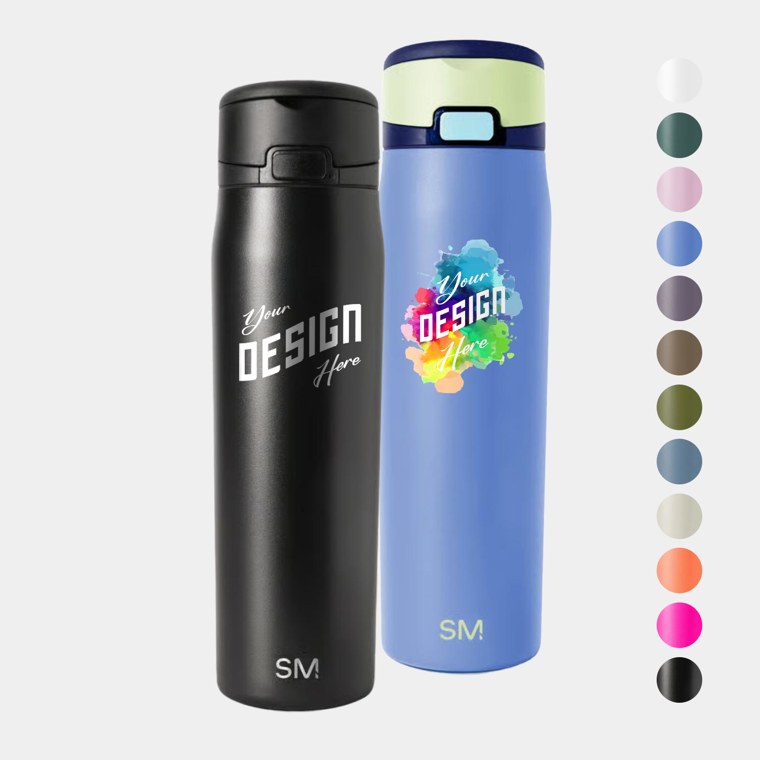 24 oz Simple Modern® Mesa Loop with Covered Spout Water Bottle 1