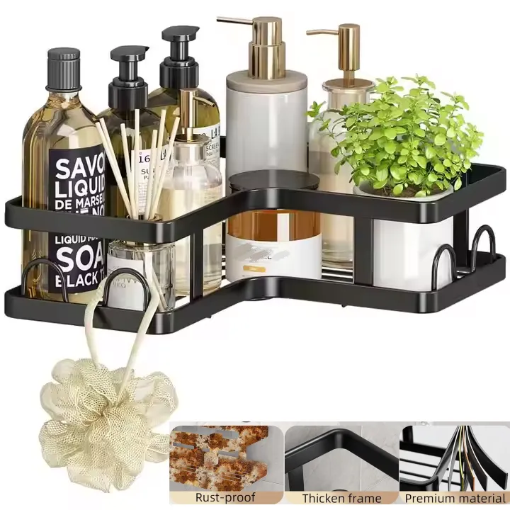 Non Punch Corner Shower Caddy 4
