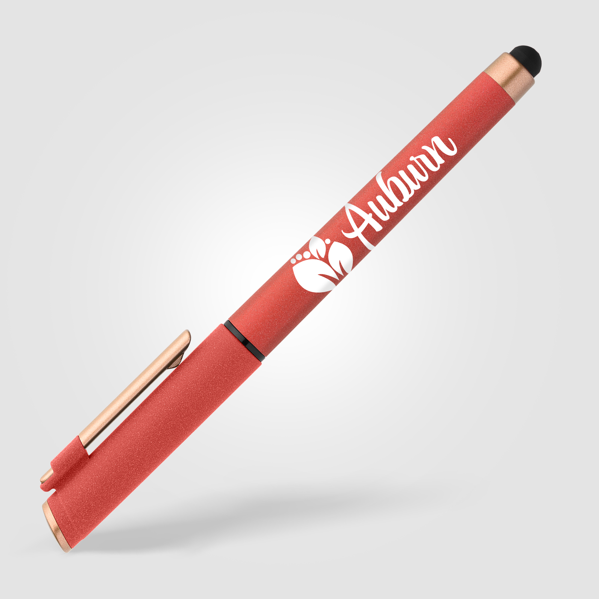 York Recycled Plastic Bronze Trim Stylus Gel Pen 23